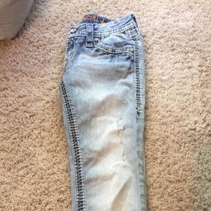 Crop Rock Revivals, very light distress. Worn once